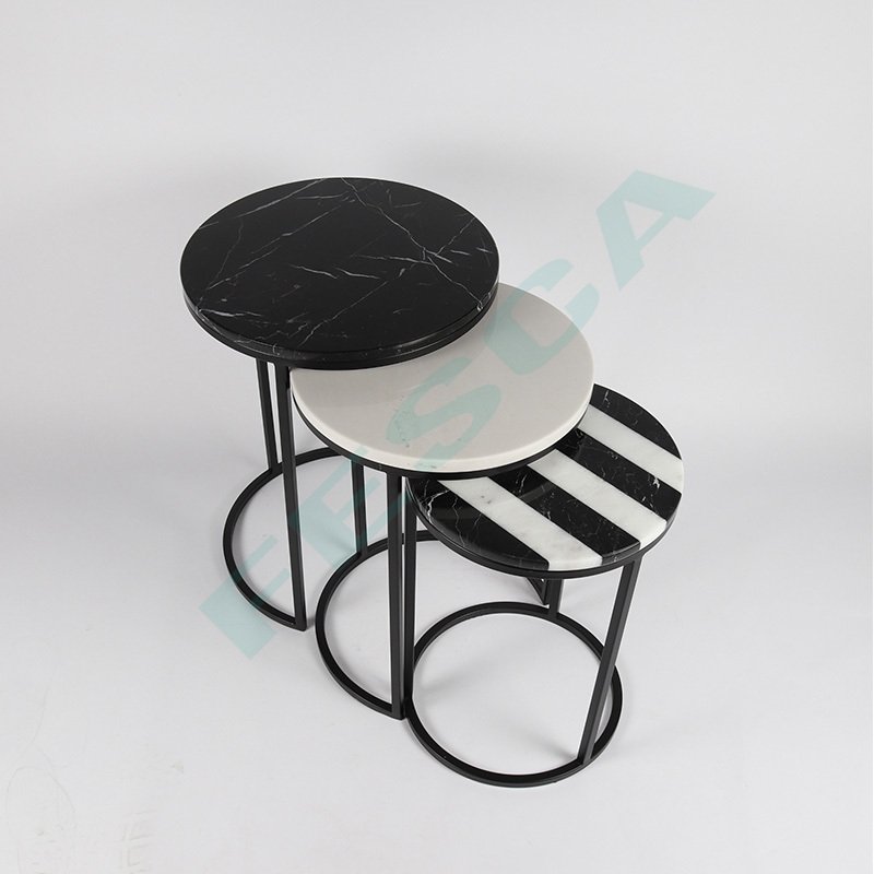 Black and White Marble Nesting